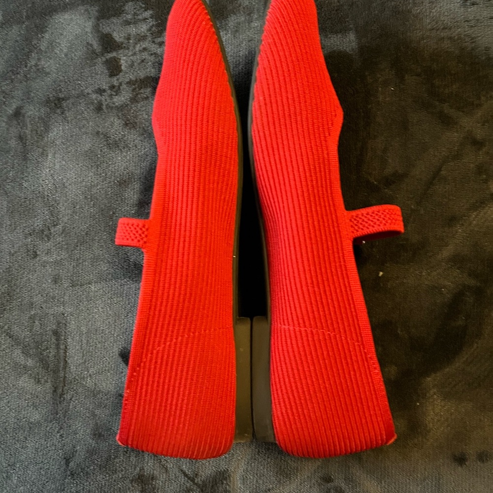 VIVAIA Women's Chic Red Mary Jane Flats - EUC - Picture 2 of 6